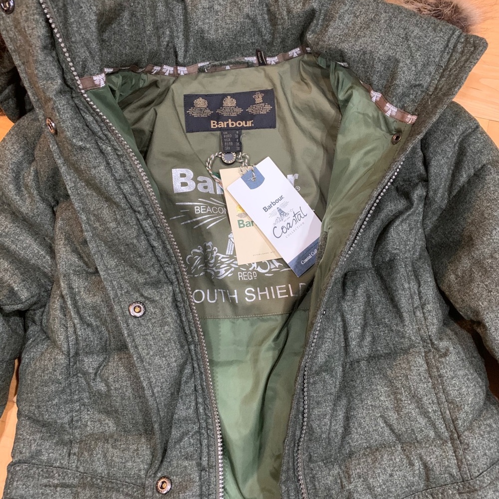NWT Barbour Foreland Quilt Coat - Picture 5 of 10
